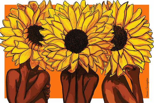 "Blooms of Resilience: Sistas" 24 x 36