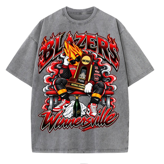 Winnersville Legacy T-Shirt (Gray) "JUST FRONT DESIGN"