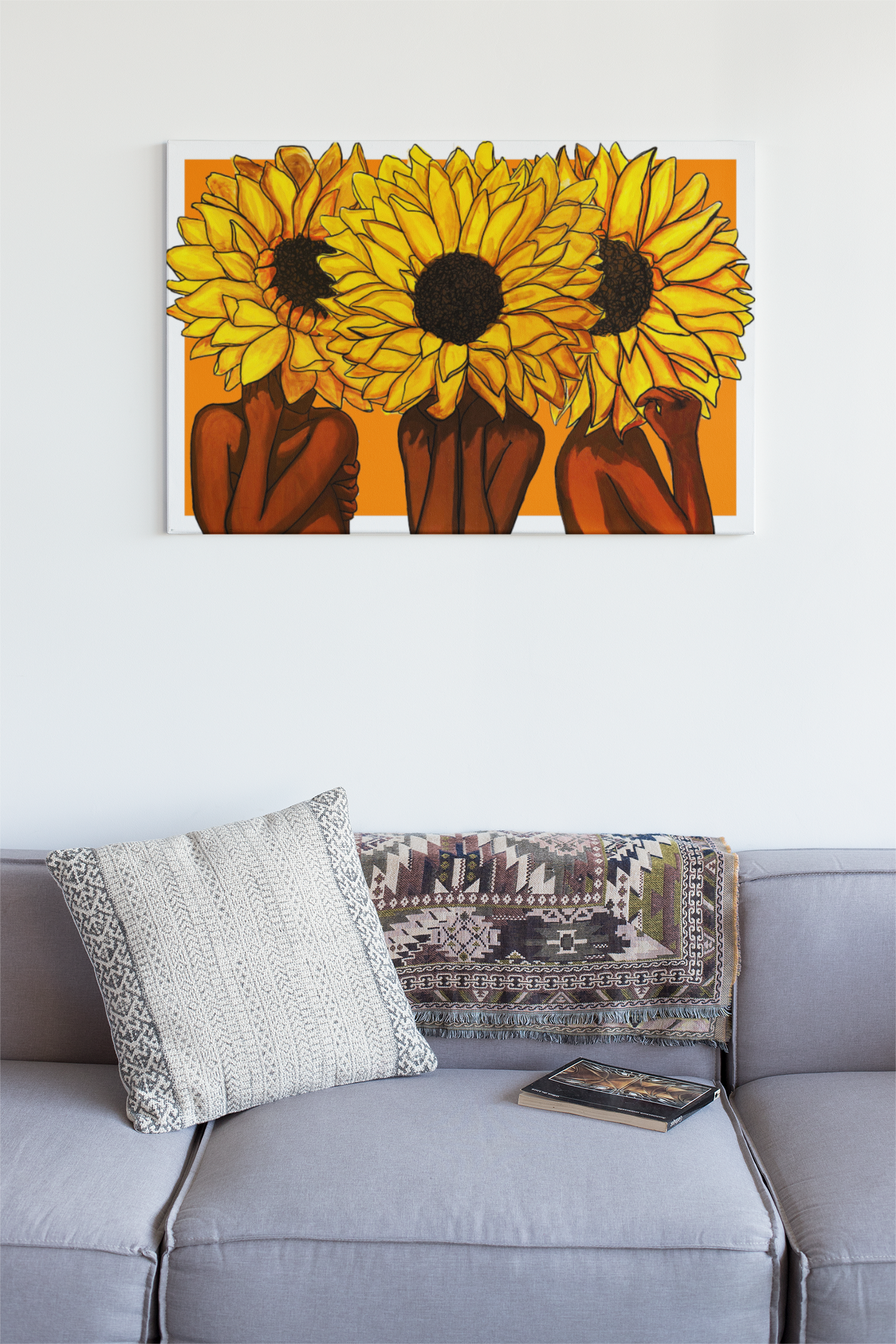 "Blooms of Resilience: Sistas" 24 x 36